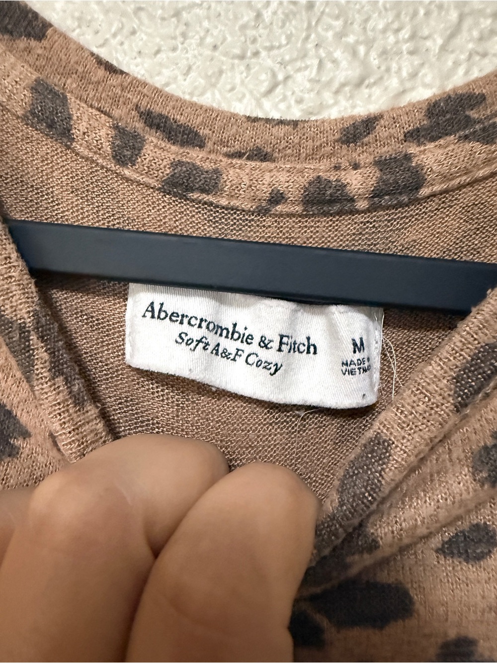 Abercrombie & Fitch Brown Leopard-Print Pullover - Picture 2 of 5